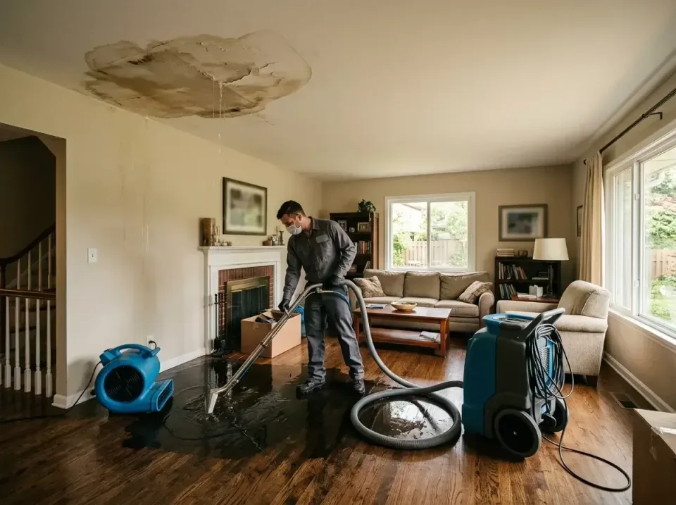 attic-pipe-burst-ceiling-drip-008 — frequently asked questions, Water Damage Restoration & Carpet Care in Terre Haute, IN